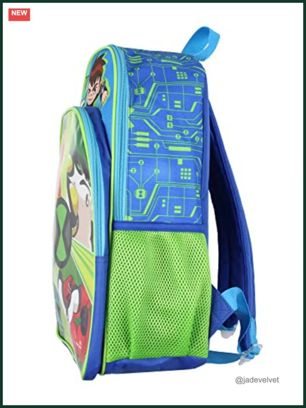 Ben 10 Kids Backpack 16 inch School Travel Bag Omnitrix Alien Force Backpack